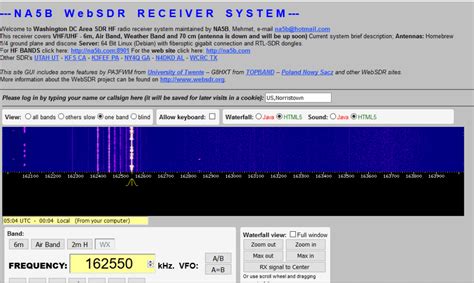 WebSDR.org – Listen to radio, anywhere (on anything!).